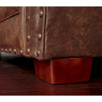 Causeuse marron/tapisserie, 2 places