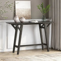 Console en noyer gris de style Mid-Century, 1 pièce