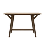 Console en noyer gris de style Mid-Century, 1 pièce