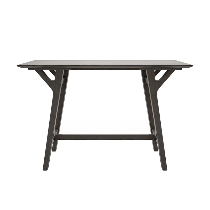 Console en noyer gris de style Mid-Century, 1 pièce