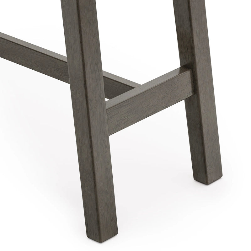 Console en noyer gris de style Mid-Century, 1 pièce