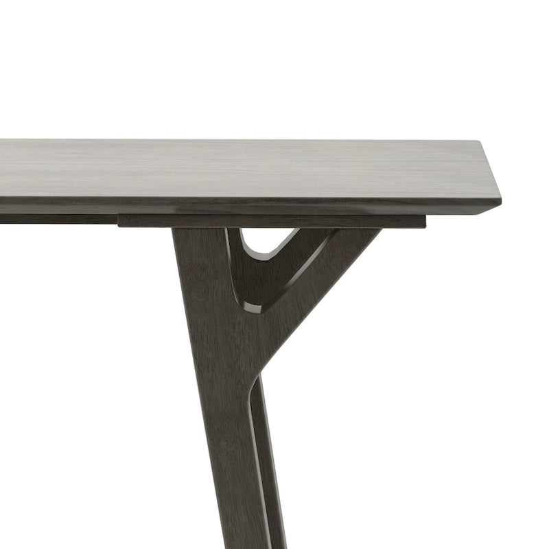 Console en noyer gris de style Mid-Century, 1 pièce