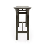 Console en noyer gris de style Mid-Century, 1 pièce