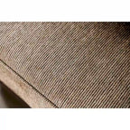 Causeuse 2 places traditionnelle en similicuir marron