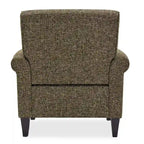 Fauteuil d'appoint à accoudoirs arrondis – Chenille/Tweed, 1 place, plusieurs coloris