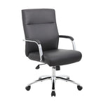 Fauteuil de conférence de direction gris / blanc / noir – Dossier haut, assise individuelle
