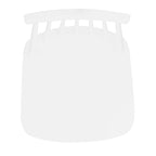 Tabouret de comptoir de ferme à dossier fuseau, noir/blanc/gris/naturel, lot de 2