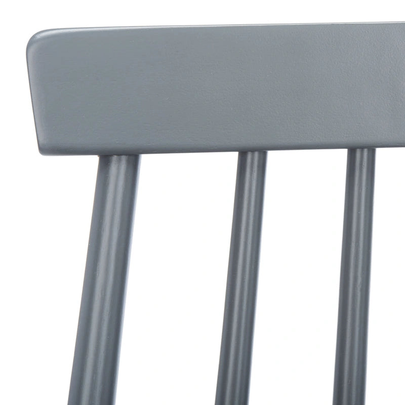 Tabouret de comptoir de ferme à dossier fuseau, noir/blanc/gris/naturel, lot de 2