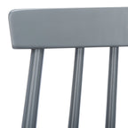 Tabouret de comptoir de ferme à dossier fuseau, noir/blanc/gris/naturel, lot de 2