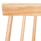 Tabouret de comptoir de ferme à dossier fuseau, noir/blanc/gris/naturel, lot de 2