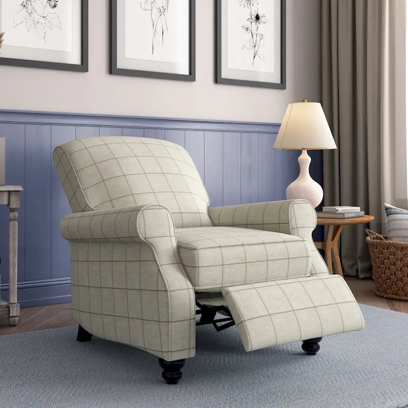 Fauteuil inclinable à pousser – Multicolore, une place