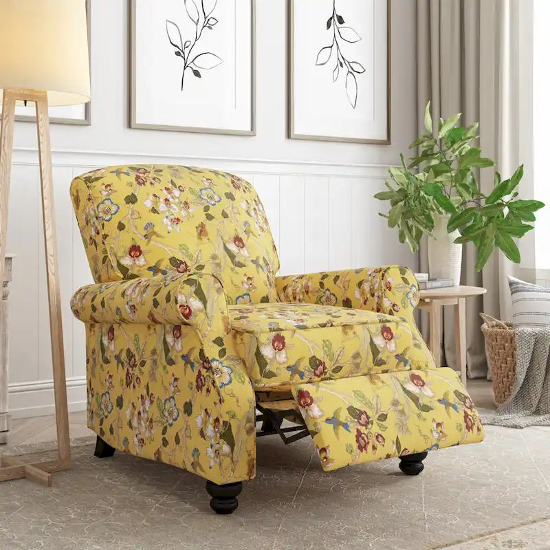 Fauteuil inclinable à pousser – Multicolore, une place