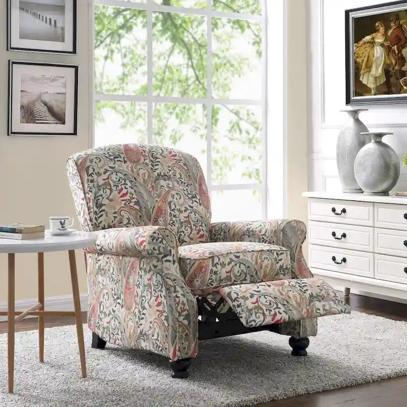 Fauteuil inclinable à pousser – Multicolore, une place