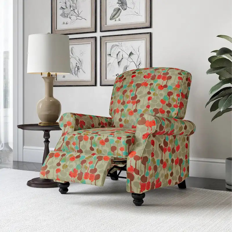 Fauteuil inclinable à pousser – Multicolore, une place