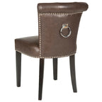 Chaise de salle à manger, Beige/Brun antique/Taupe/Gris/Gris huître, Rembourrée, Lot de 2