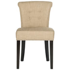 Chaise de salle à manger, Beige/Brun antique/Taupe/Gris/Gris huître, Rembourrée, Lot de 2