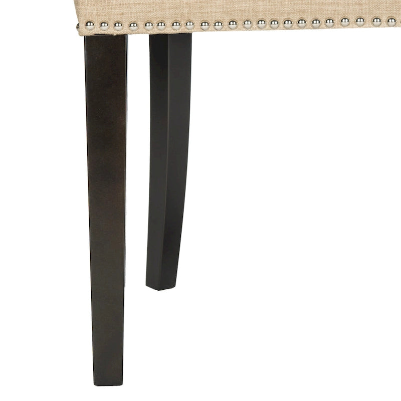 Chaise de salle à manger, Beige/Brun antique/Taupe/Gris/Gris huître, Rembourrée, Lot de 2