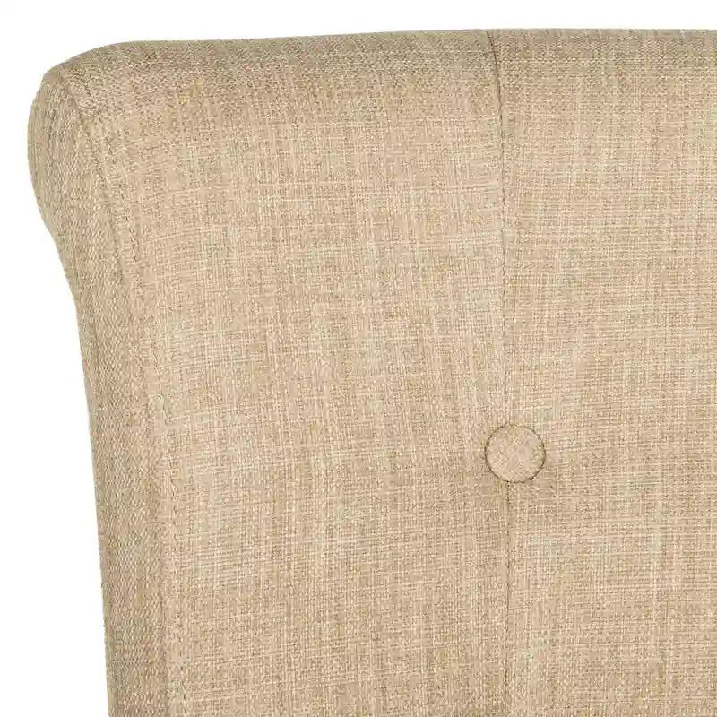Chaise de salle à manger, Beige/Brun antique/Taupe/Gris/Gris huître, Rembourrée, Lot de 2