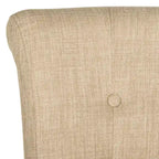 Chaise de salle à manger, Beige/Brun antique/Taupe/Gris/Gris huître, Rembourrée, Lot de 2