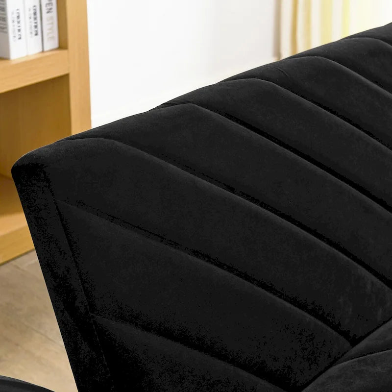 Canapé-lit convertible en velours beige / bleu / noir / gris / rose, dossier inclinable 6 positions, 2-3 places