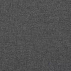 Canapé d'angle en forme de L, gris anthracite / gris foncé, avec méridienne et pouf, 3 places et plus