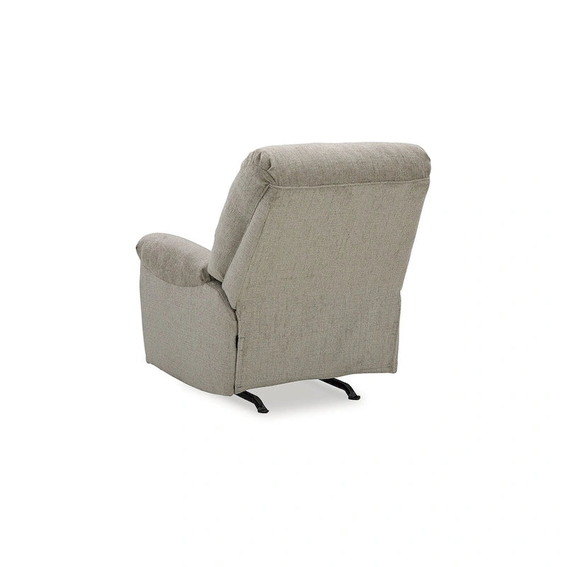 Fauteuil inclinable à bascule, une place, muscade/gris taupe