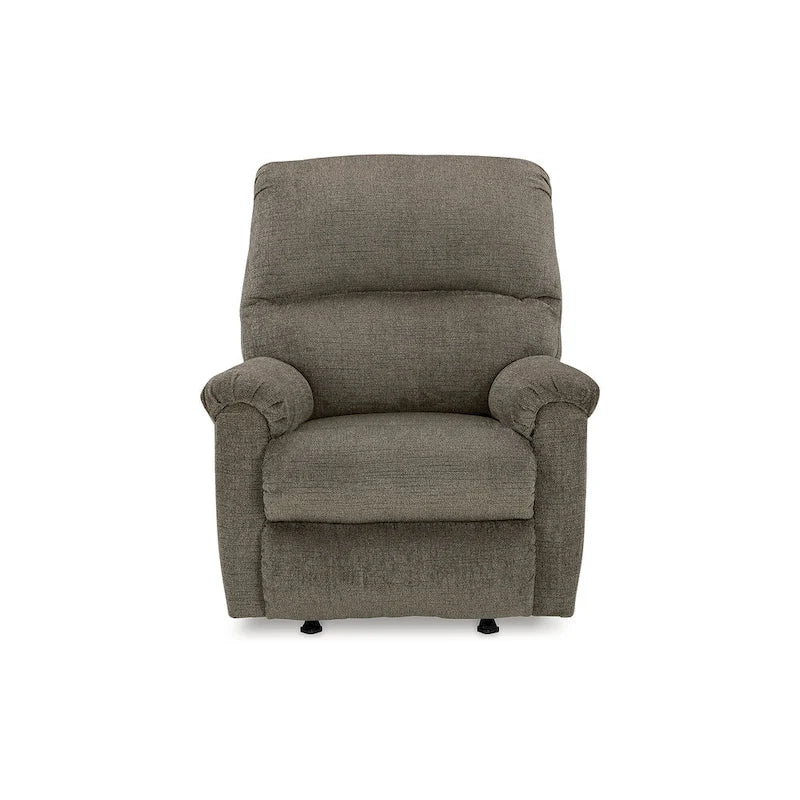 Fauteuil inclinable à bascule, une place, muscade/gris taupe