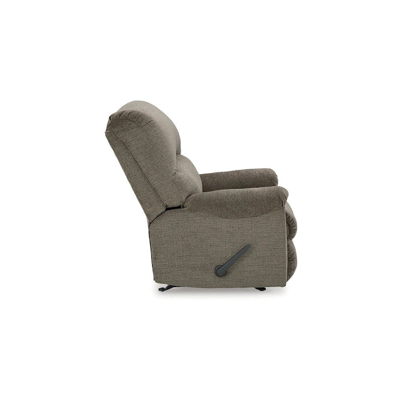 Fauteuil inclinable à bascule, une place, muscade/gris taupe