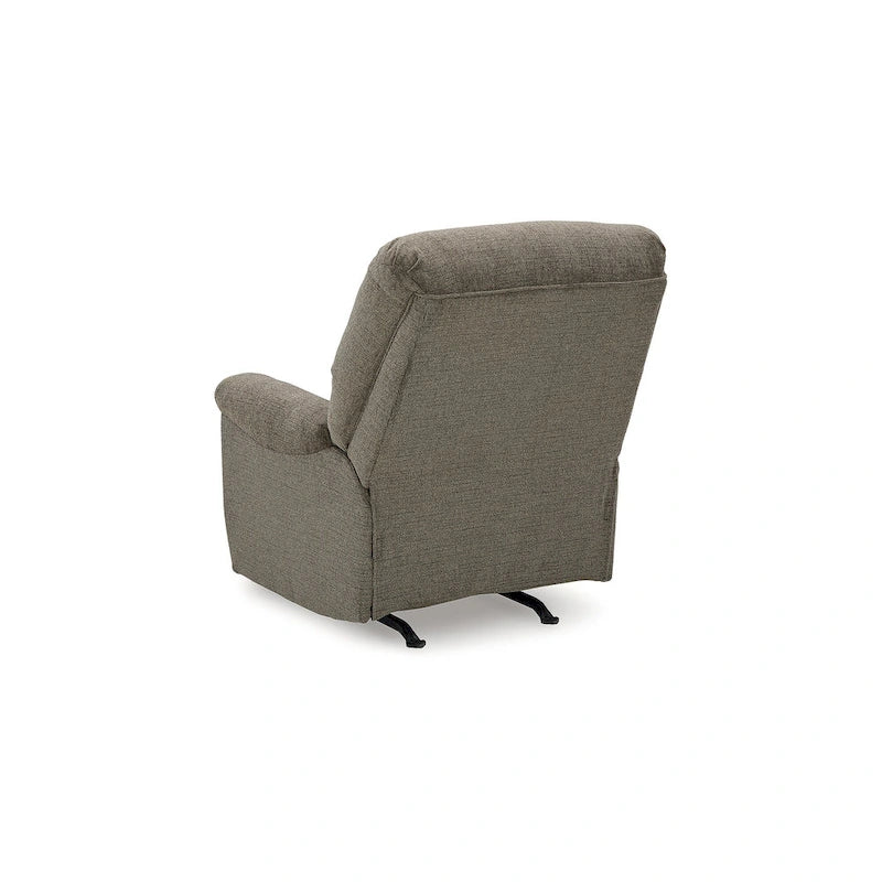 Fauteuil inclinable à bascule, une place, muscade/gris taupe