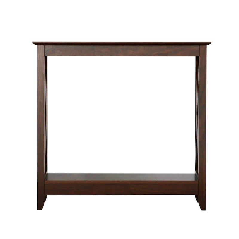 Console de ferme en Chêne Noir / Gris Lavé / Chêne / Blanc / Palissandre, style X