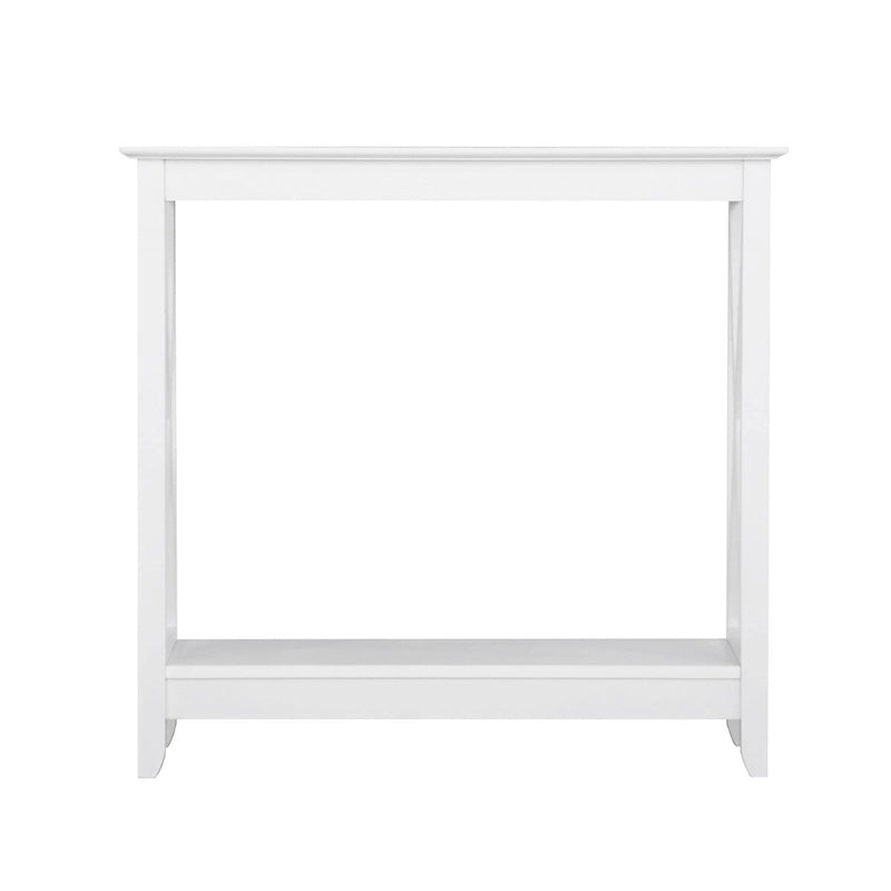 Console de ferme en Chêne Noir / Gris Lavé / Chêne / Blanc / Palissandre, style X