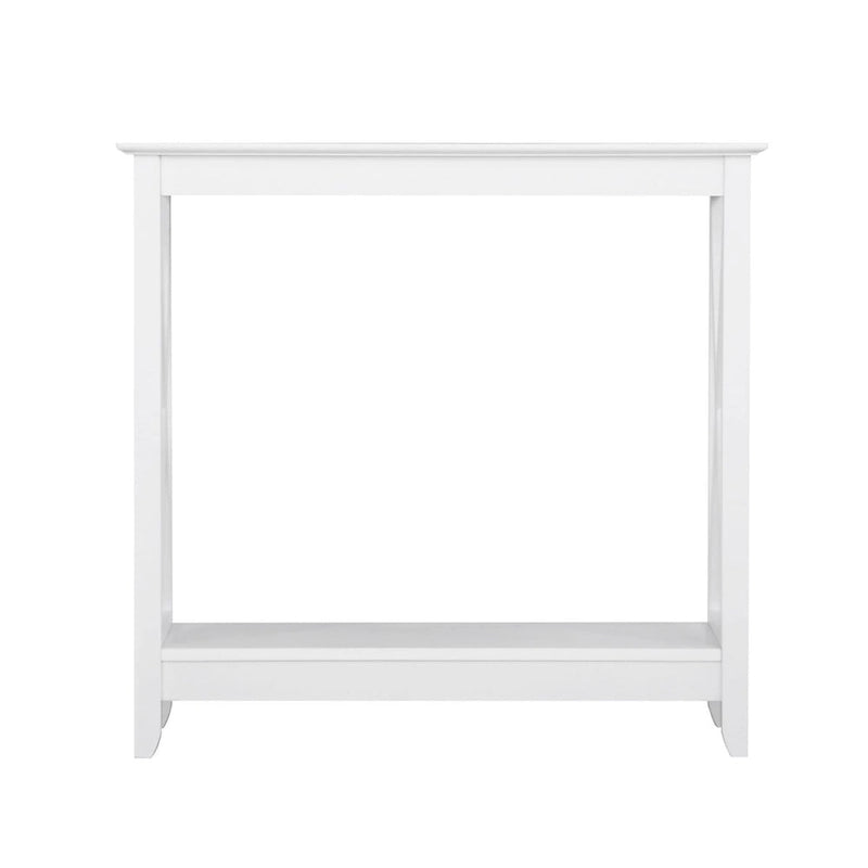 Console de ferme en Chêne Noir / Gris Lavé / Chêne / Blanc / Palissandre, style X