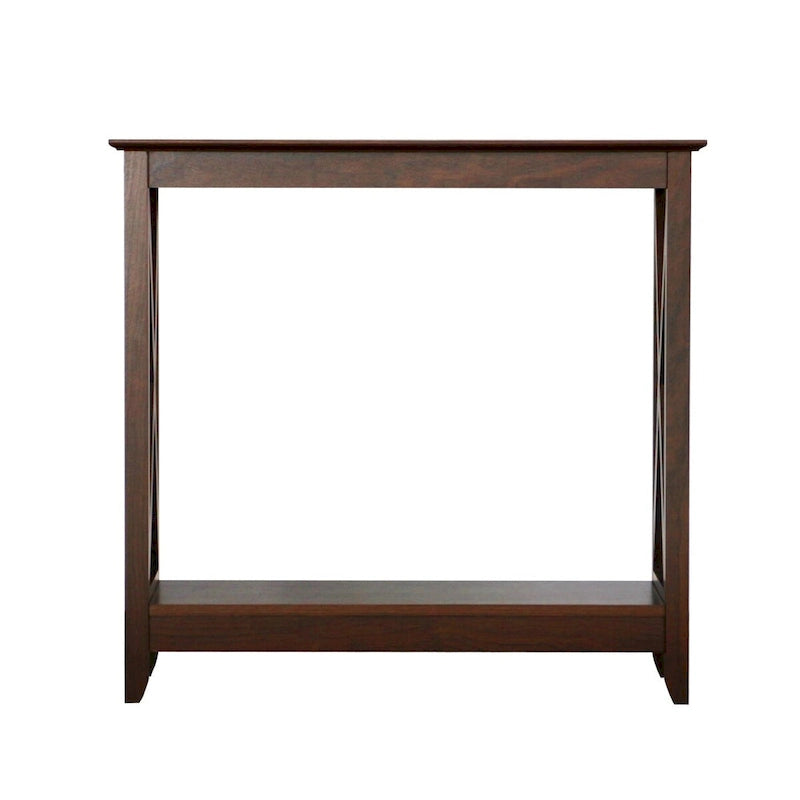 Console de ferme en Chêne Noir / Gris Lavé / Chêne / Blanc / Palissandre, style X
