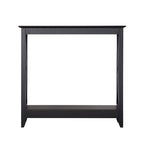 Console de ferme en Chêne Noir / Gris Lavé / Chêne / Blanc / Palissandre, style X