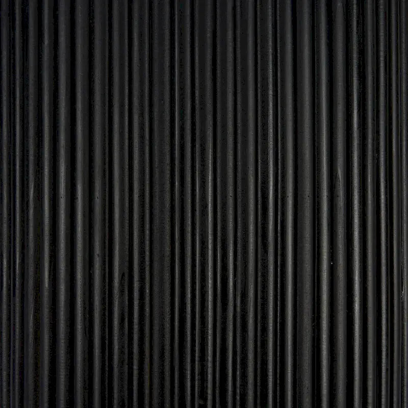 Pouffe de rangement noir et blanc, 1 personne