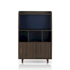 Buffet Wenge contemporain multi-rangements, simple