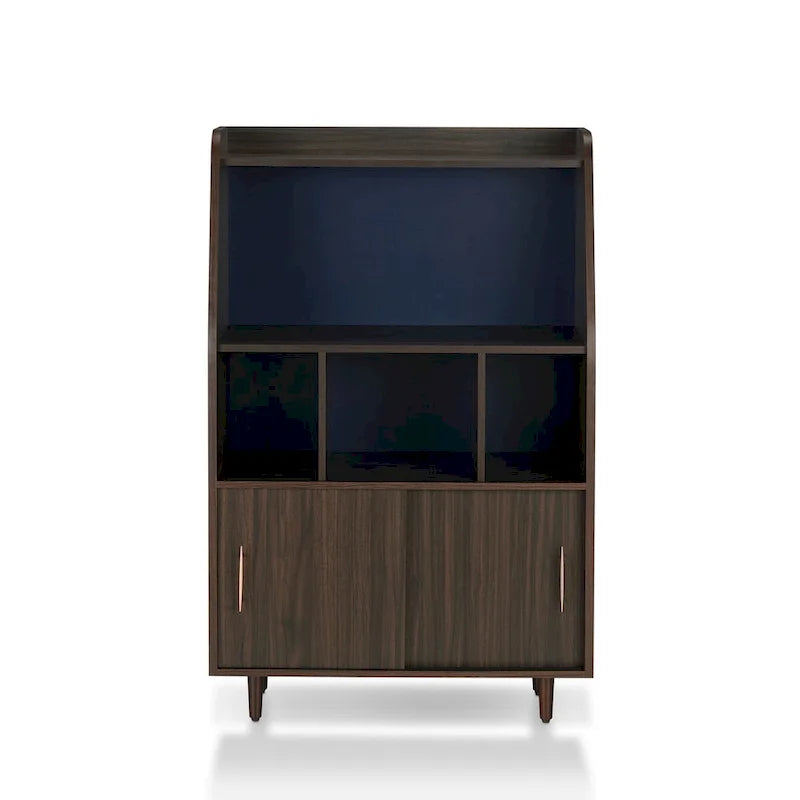 Buffet Wenge contemporain multi-rangements, simple